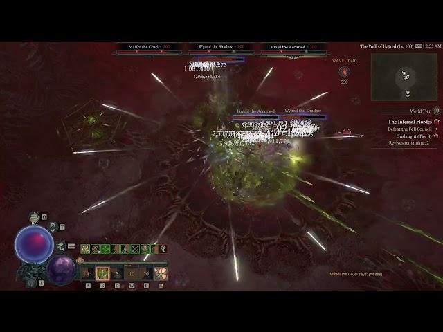 Diablo IV | Andy Barrage | Infernal Hordes T8 - 20 Secs Bosses kill