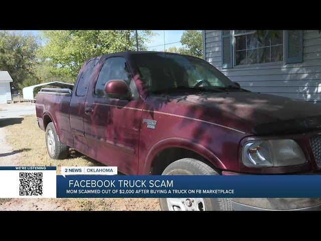 SCAMMED: Single mom's Facebook Marketplace truck purchase not legit