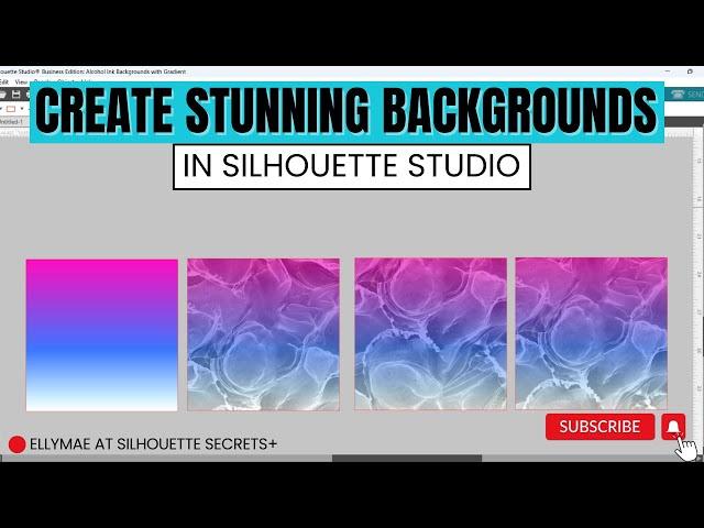 How to Create Custom Background Patterns in Silhouette Studio | Easy Step-by-Step Tutorial