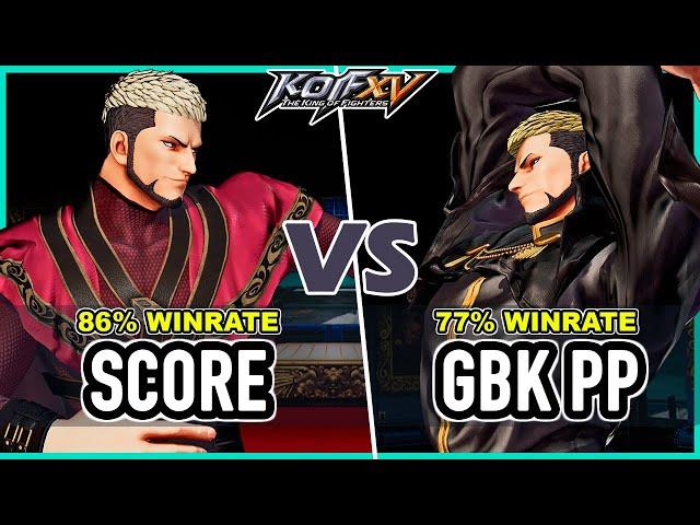 KOF XV  Score (Billy/Goenitz/Andy) vs GBK PP (Antonov/Goenitz/Haohmaru)