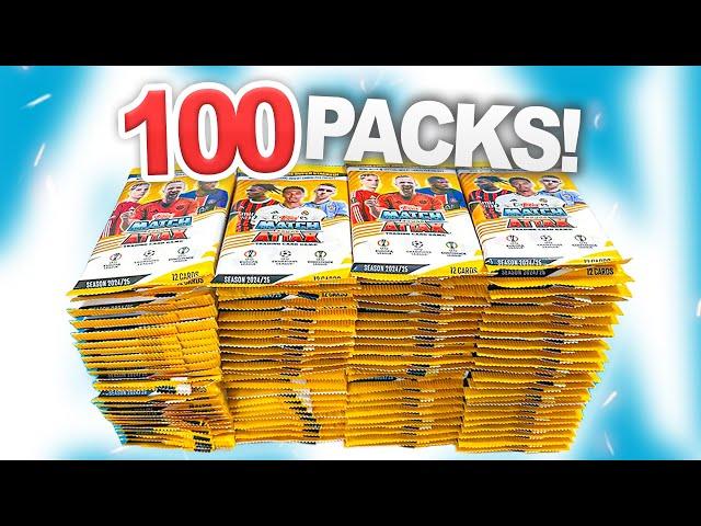 Opening *100 PACKS* of MATCH ATTAX 2024/25!! (£300 VALUE!)