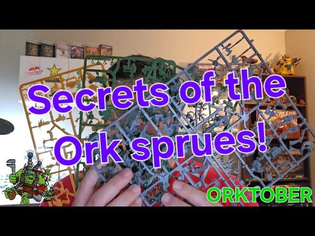 Secrets of the Warhammer 40K Ork Boyz sprues! Old, new, Lootas, Burnas, Warnikers, and more!