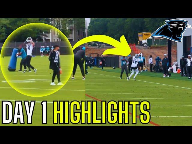 Jimmy Horn Jr & Tetairoa McMillan Look NASTY At Carolina Panthers OTAs... | Day 1 Highlights |
