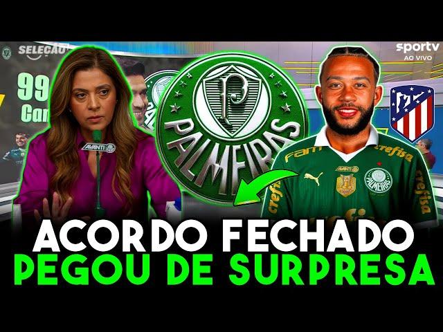 EXCLUSIVO! PODE COMEMORAR! LEILA CONFIRMOU! SURPREEENDEU TODOS! ÚLTIMAS NOTÍCIAS DO PALMEIRAS HOJE!