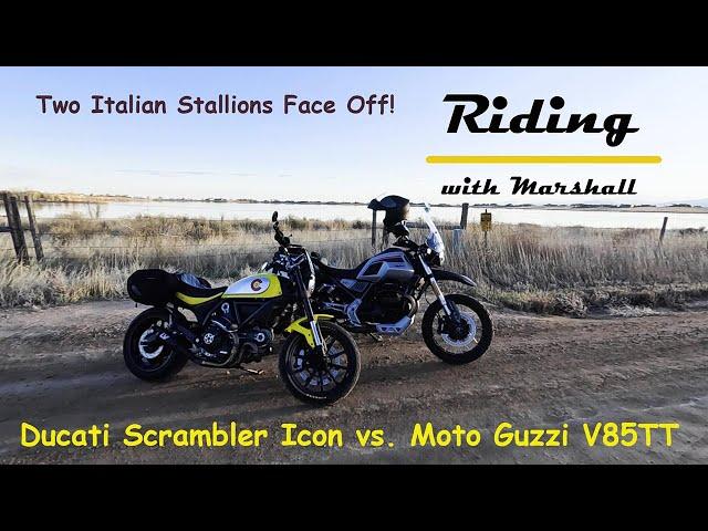 Ducati Scrambler Icon vs Moto Guzzi V85TT