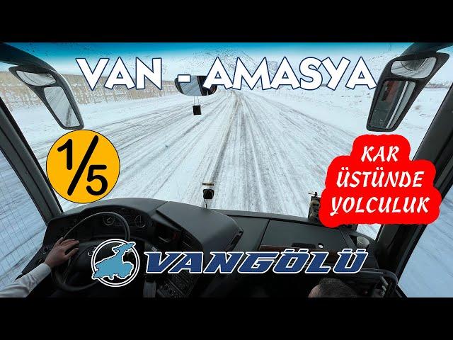 #96 KARLI YOLLARDA TRAVEGO S / Vangölü Turizm / Van -Amasya Otobüs Yolculuğu 1.Bölüm