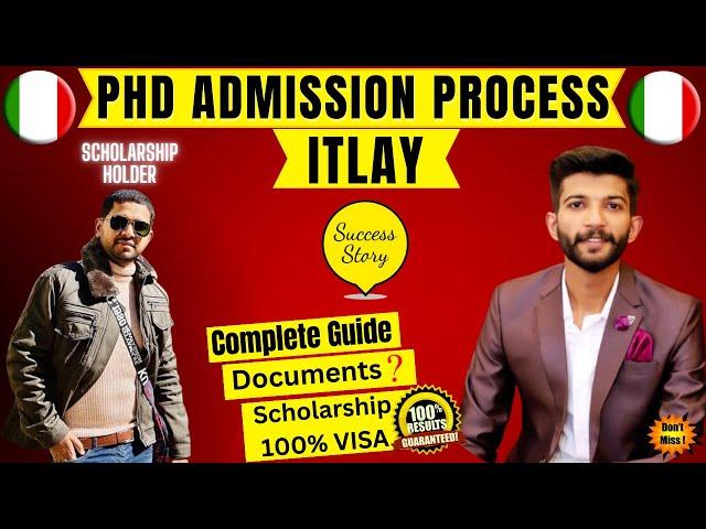 Fully Funded PhD Scholarships in Italy | How to Apply for PhD in Italy | Research Proposal for PhD