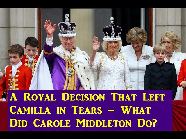 Carole Middleton’s TOUGH DECISION Brings Queen Camilla to TEARS – Royal Drama Unfolds!