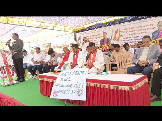 Bangalore Regional Conference Methodist. Church of India|Huge Rally & Peace Protest at freedom park