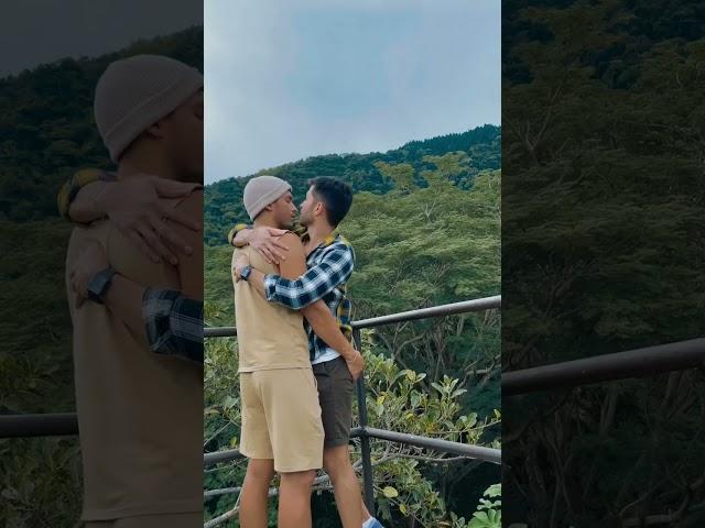 Gay love in the NATURE #shorts #cuddle #cuddlebuddies #love #gaycouplevlogs #gaymuscle #musclegay