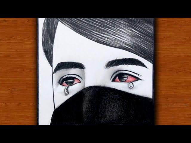 How to Draw Sad Boy by Lavi Arts | Easy Step by Step | Sad boy drawing | Easy  Drawing for Beginners