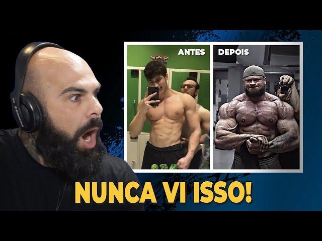 REAGINDO AO BODYBUILDER DE APENAS 21 ANOS COM 150KG DE MÚSCULO