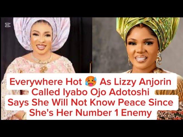 EVERYWHERE HOT  AS LIZZY ANJORIN CALLED IYABO OJO SEPETERI SAYS SHE WILL NOT KNOW PEACE