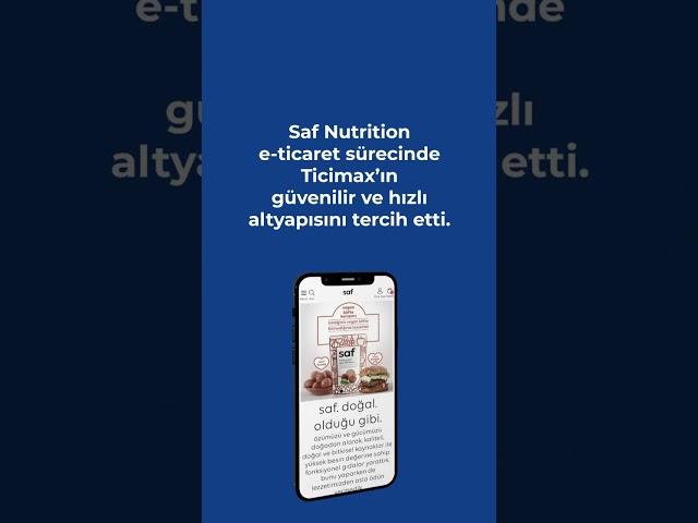 Ticimax'a Hoşgeldin Saf Nutrition 