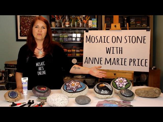 How to Mosaic a Stone with Anne Marie Price