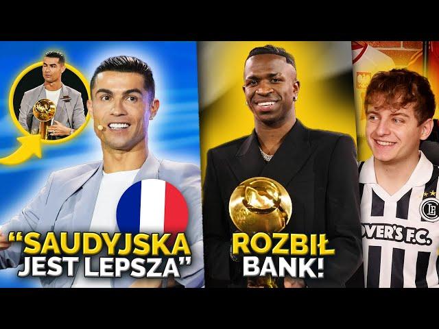 Cristiano Ronaldo zdobył DWIE nagrody i POJECHAŁ PO Ligue 1! Vinicius piłkarzem ROKU Globe Soccer!