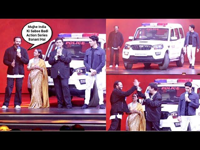 Indian Police Force Trailer Launch - Rohit Shetty And Sidharth Malhotra Makes The Stage Shake