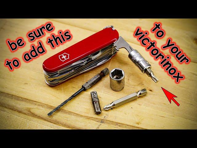 Great idea to make your Victorinox even better - add a good bit holder