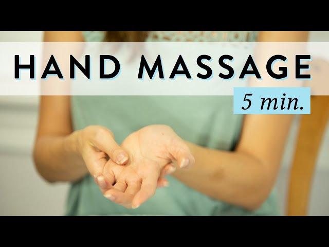 Hand Self Massage for Hand Pain Relief