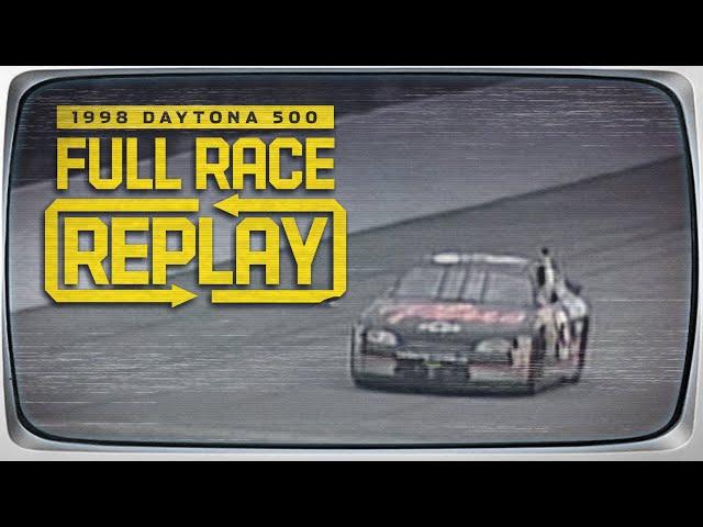 Dale Earnhardt finally wins the Daytona 500 | 1998 Daytona 500 | NASCAR Classic Race Replay