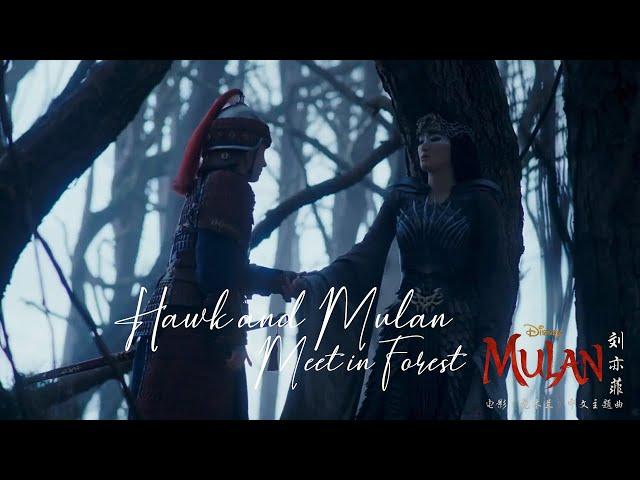  Mulan [2020] Movie - Deleted scene '' Hawk and Mulan Meet in Forest ''