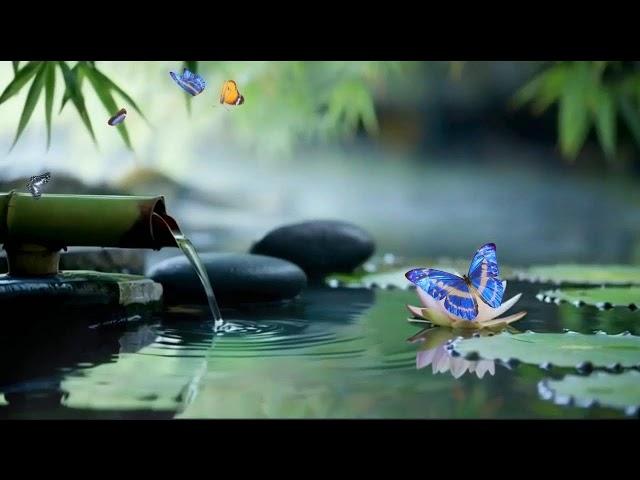 Beautiful Relaxing Piano, Water Sound - Deep Sleeping Music, Yoga, Calming Music, Meditation Music