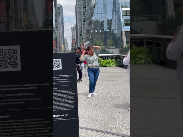 #shorts #publicart in Newyorkcity famela Rosenkranz highline #hudsonyards #friezeartfair @ARTNYC