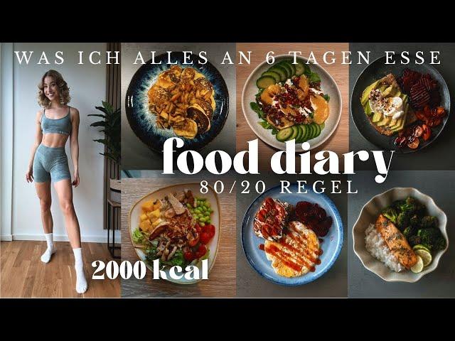 Food Diary - My routine vs. my boyfriend's (80/20 principle)