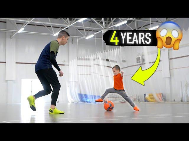 3 EASY FOOTBALL SKILLS for KIDS | Football soccer tutorial