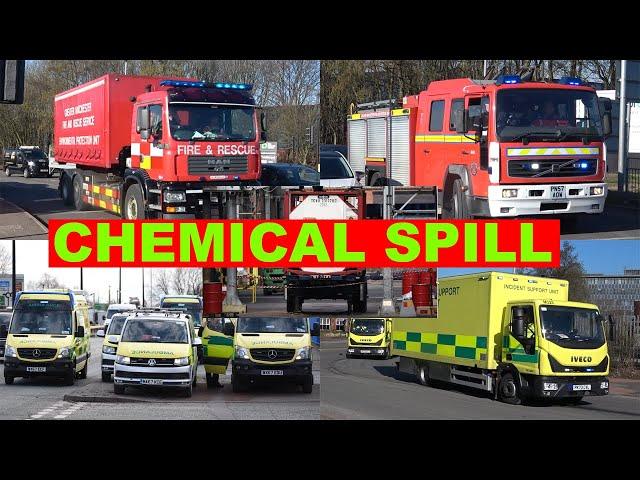 Large CHEMICAL SPILL In Manchester Triggers Major Incident Response