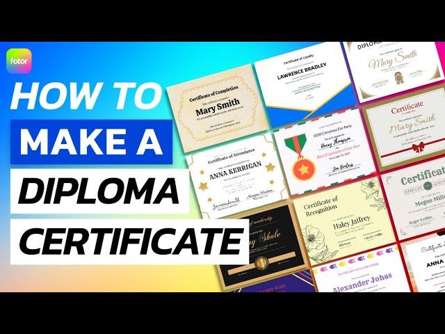 How to Make a Diploma Certificate