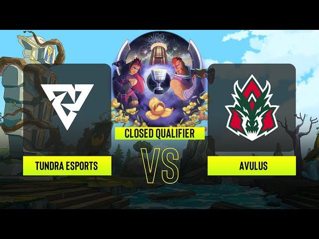 Dota2 - Tundra Esports vs AVULUS - ESL One - Bangkok: Western Europe Closed Qualifier