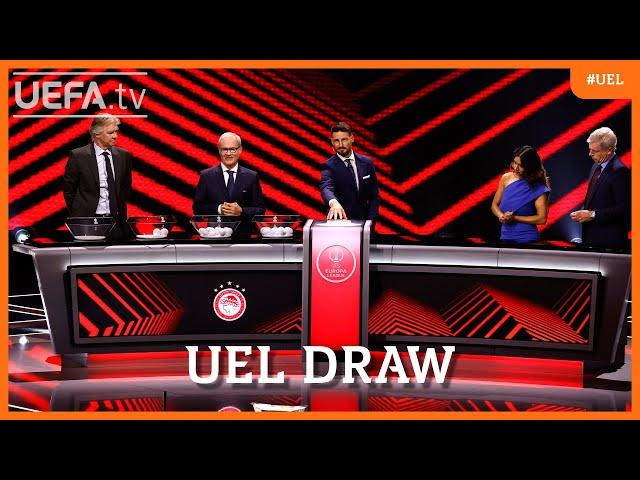 2024/25 #UEL League Phase Draw