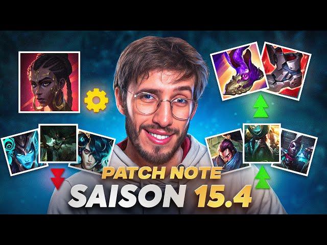 PATCH NOTE 15.4 LOL - NERF DES TANKS, BUFF DE YASUO, L'HONNEUR DIRIGE LE JEU