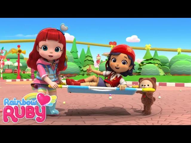 At Your Service // A Hard Rain  Rainbow Ruby | Kids Toys and Songs