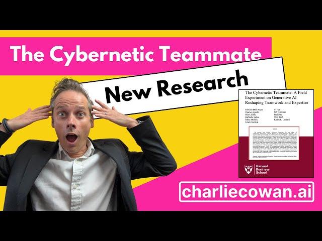The Cybernetic Teammate - Ethan Mollick Harvard Business School AI Research
