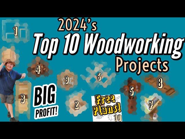 10 Projects That Sell All Year. FREE PLANS! #makemoneywoodworking #projectsthatsell #woodworking