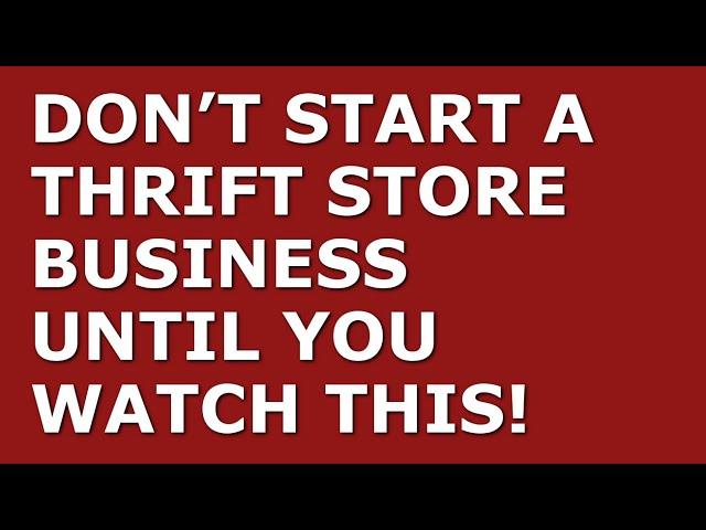 How to Start a Thrift Store Business | Free Thrift Store Business Plan Template Included