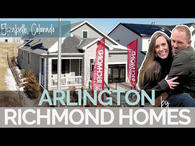 AMAZING New construction ELIZABETH COLORADO Home! The Arlington by Richmond homes! In-depth tour!