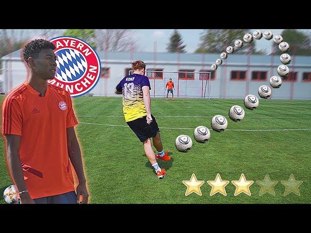 FC Bayern Munich PRO David Alaba RATES our FREE KICKS 