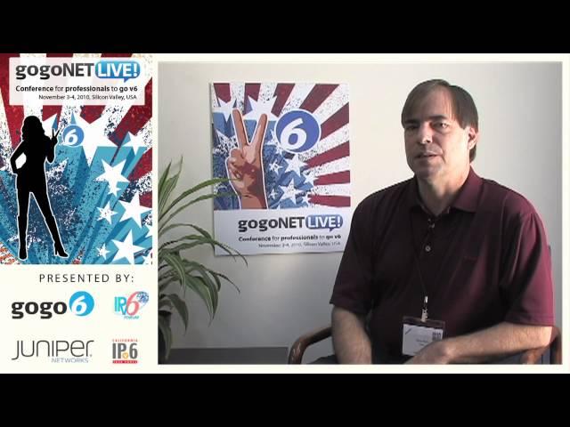 Interview with Tony Hain 1 at gogoNET LIVE! IPv6