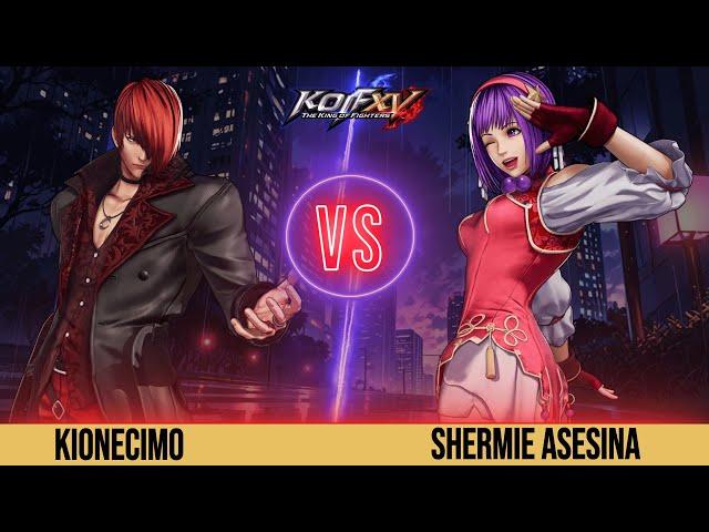 KOFXV Kionecimo (Mature/Kyo/Iori) Vs Shermie Asesina (Shermie/Athena/Leona)