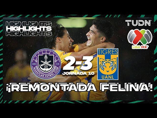 Mazatlán 2-3 Tigres - HIGHLIGHTS | AP2023-J10 | Liga Mx | TUDN