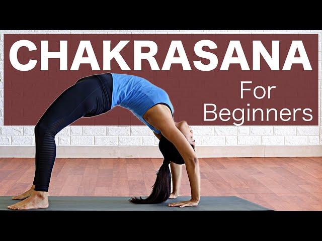 Chakrasana for Beginners | Urdhva Dhanurasana |  Wheel pose l Preperation | Yogbela