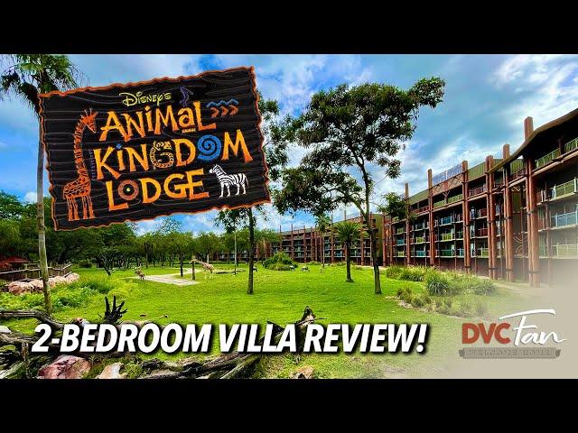 Kidani Village 2-Bedroom Villa Room Tour & Review! | Disney's Animal Kingdom Lodge