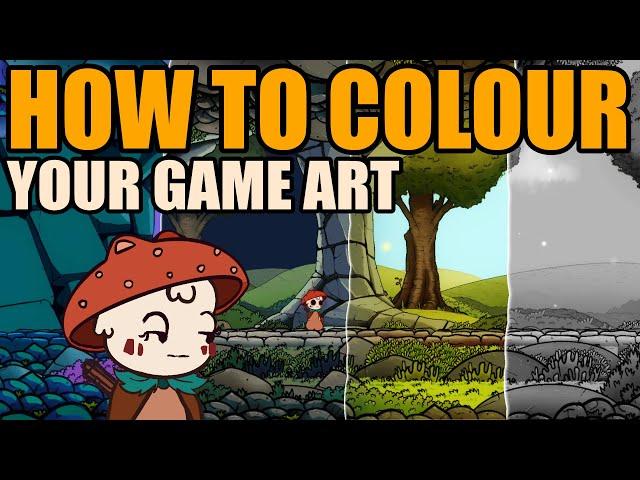 2D Game Art for Beginners! How to choose colours for your 2D art