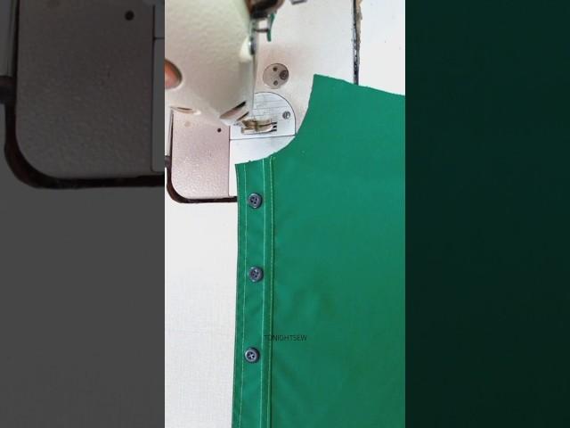 Sewing Tips and Tricks | Shirt Front Placket #sewing #sewingtutorial #sewingforbeginners
