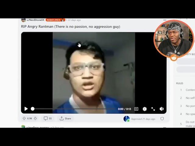 KSI Reacts TO Angry Rantman (RIP )