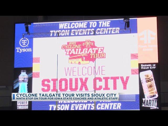 Cyclone Tailgate Tour Visits Sioux City