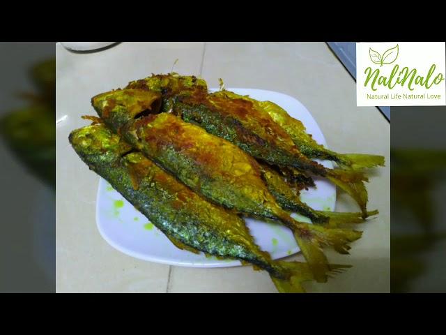 Fried Kembong Fish with Tumeric Powder